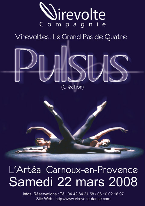 Affiche - Virevoltes, Grand Pas de Quatre, PULSUS (Création)